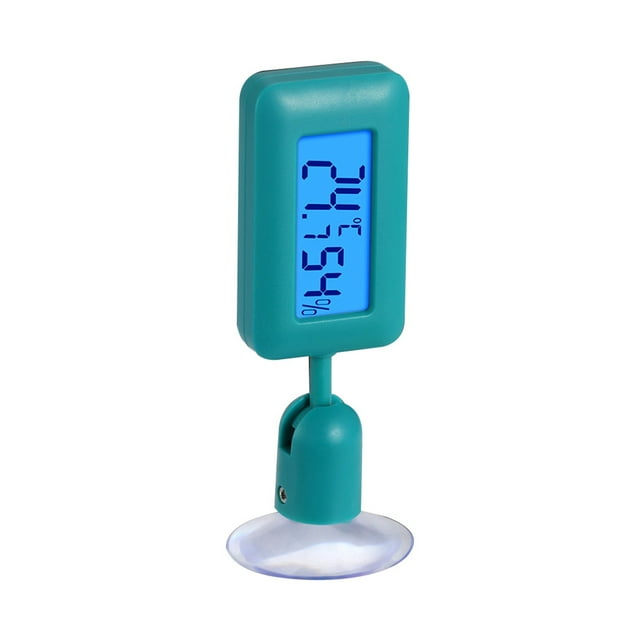 2pcs Reptile Thermometer Hygrometer with Suction Digital Aquarium Hygro-Therm Reptier Accessoires ,Fast Response
