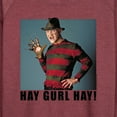 thumbnail image 3 of Nightmare on Elm Street - Hay Gurl Hay - Women's Lightweight French Terry Long Sleeve Shirt, 3 of 5