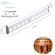 thumbnail image 3 of Portable Small LED Under Cabinet Light with 10 LED Motion Sensor, Rechargeable Magnetic Strip for Wardrobe, Cabinet, 3 of 5