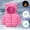 Hot Pink, variant on TYGHBN Winter Baby Kids Boys Girls Long Sleeve Keep Warm Zipper UP Hood Coat Jacket with Pocket 5t Coat Toddler Girl Dress Coat Snow Jacket Girl Jacket Girls 5t Star Coat Jacket with Streamers Girls