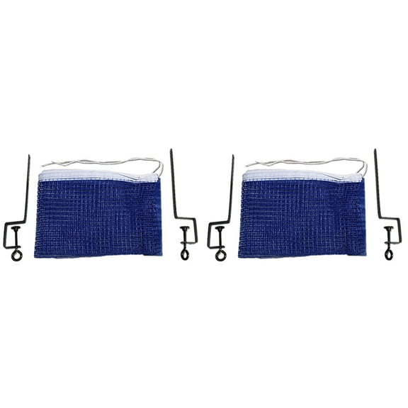 2X Table Tennis Net Portable Anywhere Retractable  Pong Post Net Rack for Any Table Net   Bracket Combination