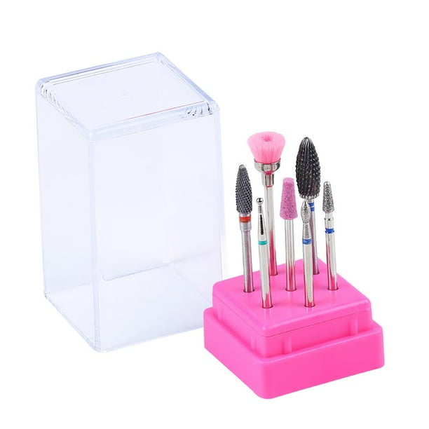 Caja De Almacenamiento De Brocas De Molienda, Caja De Perforación A Prueba De Polvo, Vitrina Visible A Prueba De Humedad Con Cubierta De Hebilla, Gran Capacidad, 7 Piezas Guardurnaity CE003074-05