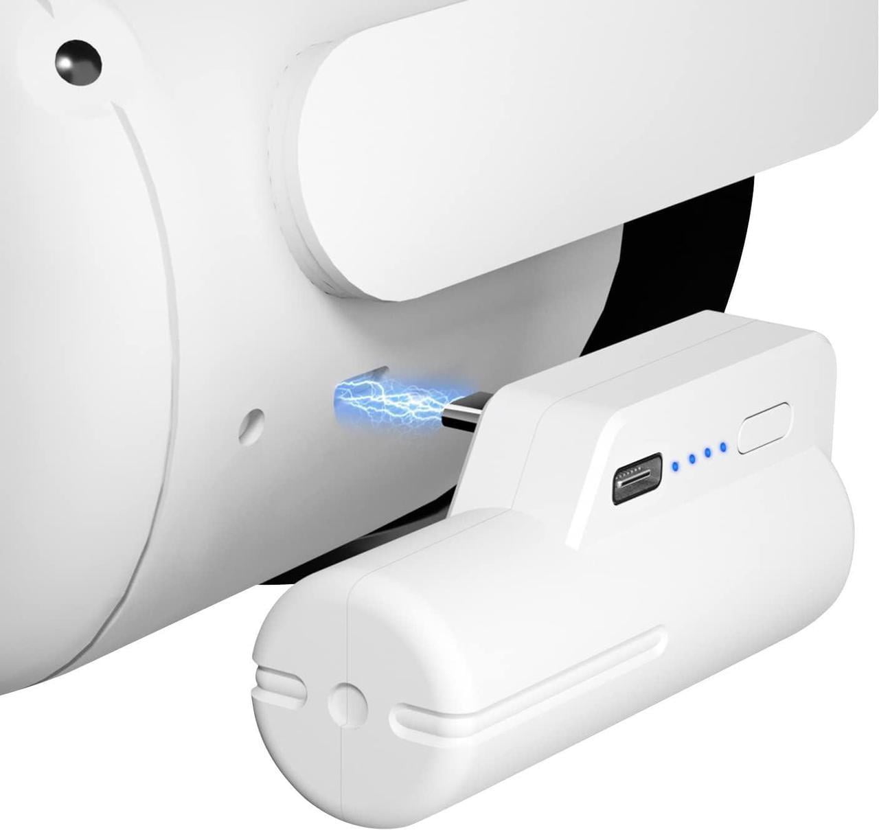  Quest 3S 128GB + バッテリー Battery Pack for Oculus Quest 3s / Quest 3 / Quest 2, 5000mAh Head
