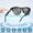 Black, variant on ZYQEEE Bluetooth Sunglasses for Women Men, UV Protection Smart Glasses with Open Ear Speaker,Hands-Free Calls & Built-in Microphone,Outdoor Audio Sunglasses (AF06)
