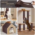 thumbnail image 2 of Alfombra de rascar para gatos de 78.7 x 15.8 pulgadas, alfombra autoadhesiva para gatos, protector de muebles para sofá, pared y puertas, protectores de arañazos duraderos para gatos, sofá y gatos de, 2 of 7