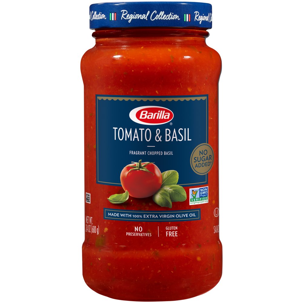 Barilla® Tomato & Basil Pasta Sauce, No Sugar Added 24 oz