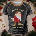 thumbnail image 1 of Camisetas Vintage para hombre, trajes navideños, ropa con gráfico de Papá Noel, ropa informal estilo Hip Hop con cuello redondo Extra grande para hombre, camisetas 2023, 1 of 4