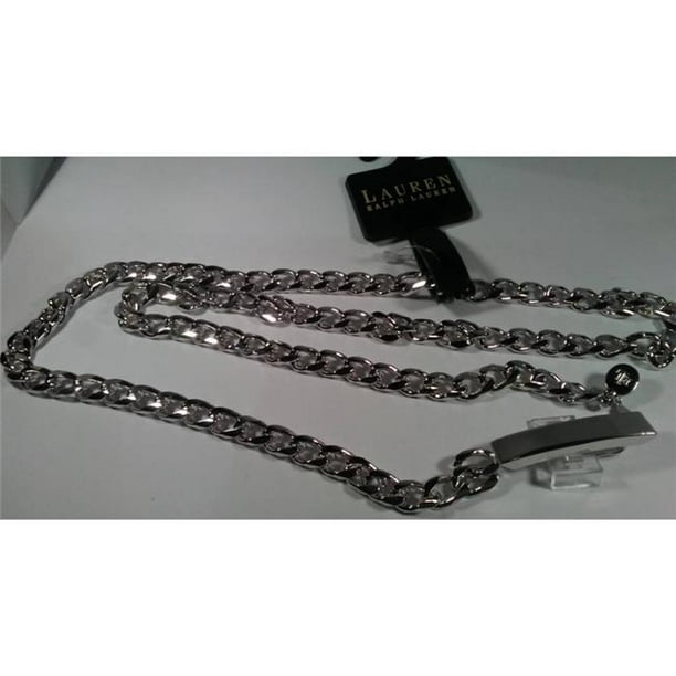 Designer Jewelry RLSILVER BEL RALPH LAUREN Silvre Chain Belt 