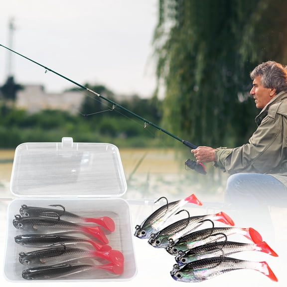Fishing Gear Pack 3D Eyes Hook Tool Outdoors Set for Anglers Soft Pack Versatile Fishing Accessories