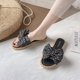 thumbnail image 3 of Zapatillas con lazo, ropa de abrigo de moda, zapatos de playa de verano para mujer, sandalias, zapatillas planas para mujer, 3 of 6