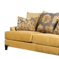 thumbnail image 2 of Benjara Luxurious Loveseat In Enchanting Gold, 2 of 5
