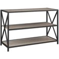 thumbnail image 2 of Walker Edison 40" Industrial Wood Bookcase - Available in 6 Colours, 2 of 2