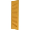 thumbnail image 3 of Ekena Millwork 15"W x 56"H Americraft Two Equal Louver Exterior Real Wood Shutters (Per Pair), Turmeric, 3 of 10