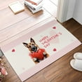thumbnail image 2 of Happy Valentine's Day Belgian Malinois Brings Love Heart Doormat Sheepdog Dog Lover Gifts Indoor Outdoor Welcome Mat - 02028, 2 of 5