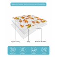 thumbnail image 4 of Fall Full Size Down Alternative Comforter, Lightweight Comforter Quilt Bedding Set with Pillow Shams Thanksgiving Watercolor Orange Green Maple Leaf All Seasons Bed Comforter Duvet Insert 78"x90", 4 of 6