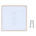 thumbnail image 1 of Interruptor Inteligente Inalámbrico Táctil WiFi Control Remoto Distribución de Energía 2200W Enchufe Reino Unido 95‑240VAC, 1 of 10