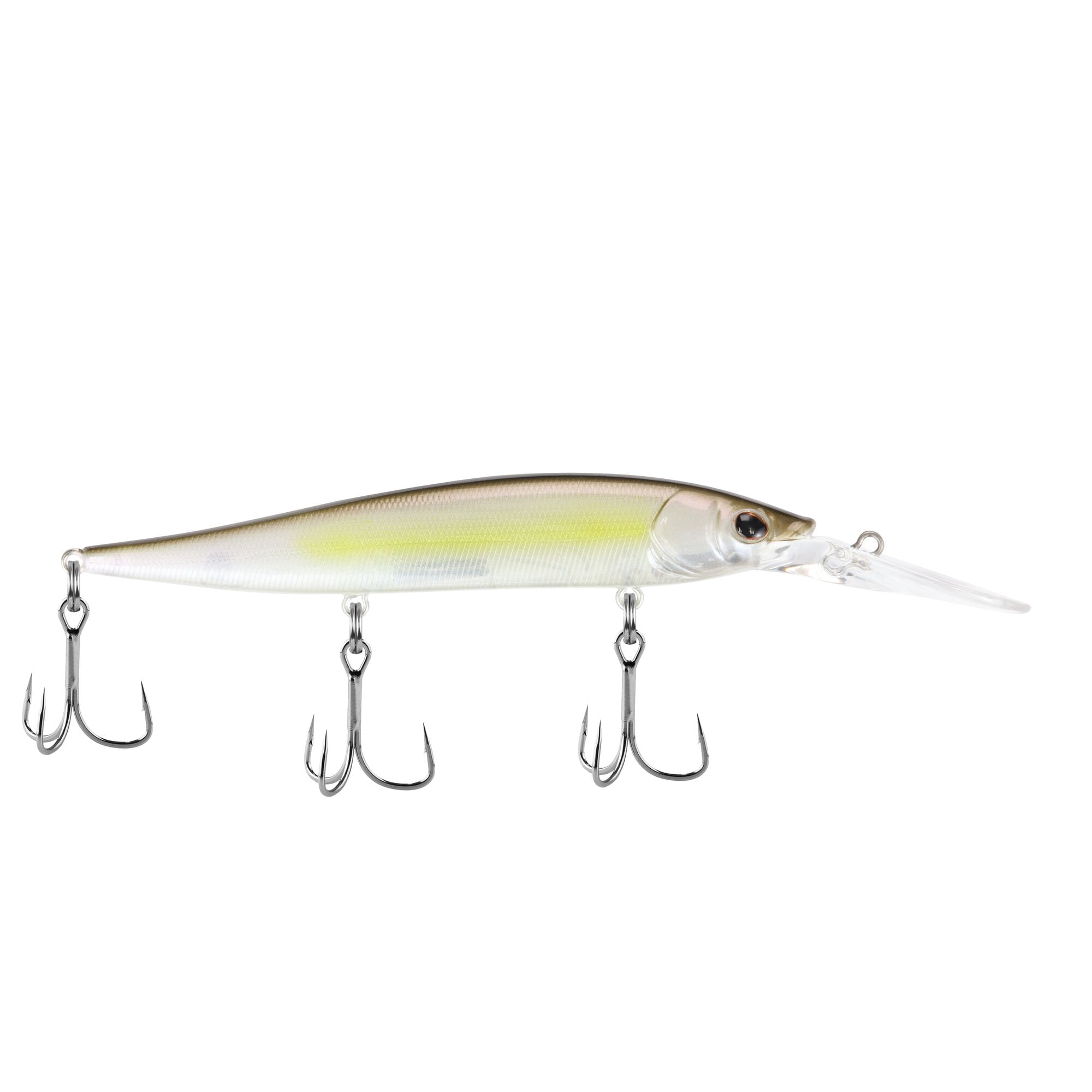 Berkley Stunna, 4.4 in, Jerkbaits, Stealth Shad (1 Count)