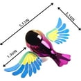 thumbnail image 7 of 2026 New Fun Flaps Wings Flying Companion Birds Car Sticker Decor for Car Rearview Mirror, Simulation Flying Bird Motorcycle Car Creative Ornament, Wind Powered Car Flying Bird (A 1PC), 7 of 7