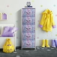 thumbnail image 5 of Sorbus Dresser w/ 5 Drawers Furniture Tall Storage Organizer Unit for Bedroom Tie-Dye Purple, 5 of 5