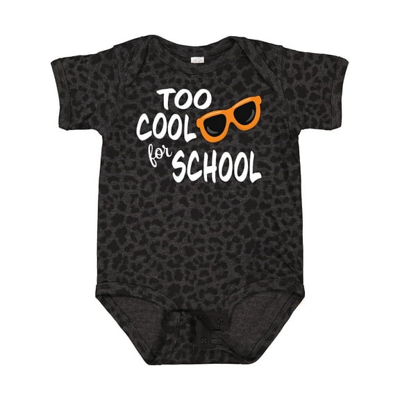 Inktastic Too Cool for School Boys or Girls Baby Bodysuit