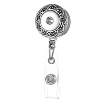 ID Badge Reel Lanyard Snap Jewelry Fits 18MM 20MM Ginger Charm Buttons