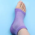 thumbnail image 2 of 1 Pair Callus Remover Gel Moisturizing Socks Gel Natural Remedy for Cracked and Dry Heels for Women Men (Purple), 2 of 5