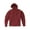 CRIMSON, variant on Comfort Colors 1567 Adult Hooded Sweatshirt