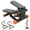 orange, variant on Mini Stepper with Resistance Bands 265LBS Capacity Adjustable Full Body Workout Stepper Quiet Hydraulic Foot Stepper with LED Monitor for Home Fitness