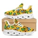 thumbnail image 1 of Zapatos vulcanizados Doginthehole con bonito estampado de girasol amarillo para mujer, zapatillas ligeras y cómodas, planos con cordones para mujer, 1 of 6