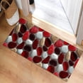thumbnail image 4 of TIELUTT Corridor Stone Patterned Carpet 3D Pebble Pattern Entrance Carpet Washable Carpet Bathroom Stone Fuzzy Rug for Bedroom Carpet for Dorm Room Fuzzy Full Size Blanket Throws for Bedroom Rugs Sof, 4 of 5