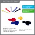 thumbnail image 2 of QualGear VT1-MC-50-P Self-Gripping cable ties, 1/2 x 6 Inches, Assorted, 50 Ties in Poly Bag Style., 2 of 5