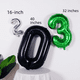 thumbnail image 4 of Versión americana, cuerpo delgado, globo de aluminio digital grande de 40 pulgadas, globo digital, decoración de fiesta de cumpleaños, globo de helio flotante vacío, 4 of 6
