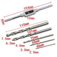 thumbnail image 1 of 11pcs Damaged Drill Bits and Broken Screw Extractor Kit Remove Removal Tool Speed ​​Drill Bit Guide, Silver, 1 of 4