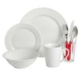 thumbnail image 3 of Gibson Home Regal White 32 Piece Fine Ceramic Dinnerware Combo Set, White, 3 of 8