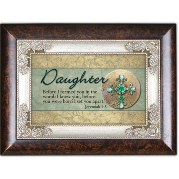 Daughter Italian Style Burlwood Inspirational Cottage Garden Italian Inspired Traditional Music Box Plays How Great Thou Art