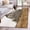 White, variant on Area Rug 2 x 3 Ft, Farmhouse Wood Barn Indoor Accent Bathroom Rugs for Kitchen/Laundry Room, Broken Fence Linen Texture Washable Non-Slip Runner Floor Mat for Entryway, Living Room