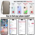thumbnail image 2 of Funda Wallet Defense compatible con iPhone 16 Pro de 6,3 pulgadas, color gris, 2 of 9