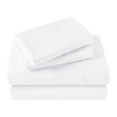 thumbnail image 2 of BNM Egyptian Cotton 400 Thread Count Sheet Set, Split King Size, White, 2 of 7