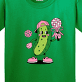 thumbnail image 4 of Inktastic Pickleball Cute Girly Pickle Youth T-Shirt, 4 of 5