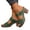 Green, variant on Chunky Mid Heels Sandals for Women Backless Slip On Classic Open Toe Party Wedding Dress Pumps Shoes Gray Size 9