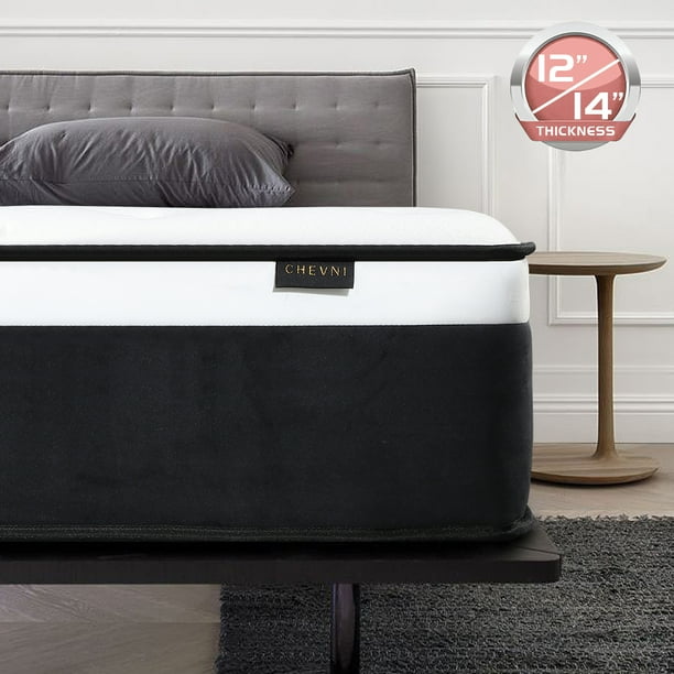 12"Gel Memory Foam Spring Mattress Twin Full Queen King Hybrid Bed In A