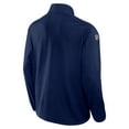 thumbnail image 3 of Men's Fanatics Navy Montreal Canadiens Authentic Pro Rink Quarter-Zip Top, 3 of 3