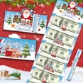 thumbnail image 4 of Steadline Folding Holiday Envelope,Christmas Themed Surprise Pouch With 10 Card Slots,Thick Paper Construction,Interactive Game Prop And Gift Container For Family Gatherings(Blue), 4 of 7