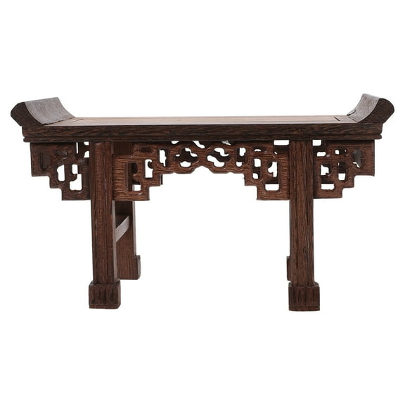 HONMEET Wooden Riser Multi- Stand Elegant Wood Display Shelf Home Decor Organizer