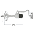 thumbnail image 6 of CRL DL2531A Satin Chrome Wall Mounted Heavy-Duty Door Stop with Hook and Holder, 6 of 9