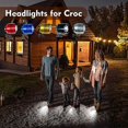 thumbnail image 2 of 2pcs Headlights For Croc, Led Croc Headlights For Croc Shoes Ip67 Waterproof Flashlights For Hiking, Waking, Camping Accessories, 2 of 5