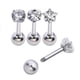 thumbnail image 5 of Pendiente de barra de acero inoxidable Yuyangstore 4 Piezas 1.2mm, 5 of 6