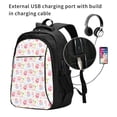 thumbnail image 2 of Easygdp Cute Pig Mochila para Laptop de Viaje con Puerto USB, Mochila para Laptop con Puerto de Carga USB para Mujeres y Hombres, 2 of 7