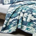 thumbnail image 3 of Evjk 3-Piece Decorative Lightweight Bedspread Set – Breathable, Microfiber with Chic Print, king, 3 of 4