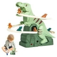 thumbnail image 1 of Dinosaur Slide Toy Set Toy Car Ramp Track Dinosaur Climbing Railcar Funny Escalator Toy Dinosaur Automatic Stair Climbing Race Track Set, 1 of 9